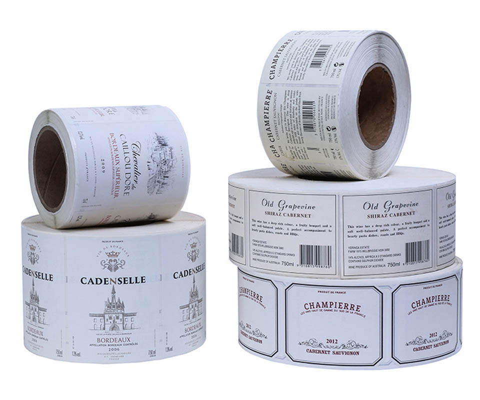 酒类不干胶标签